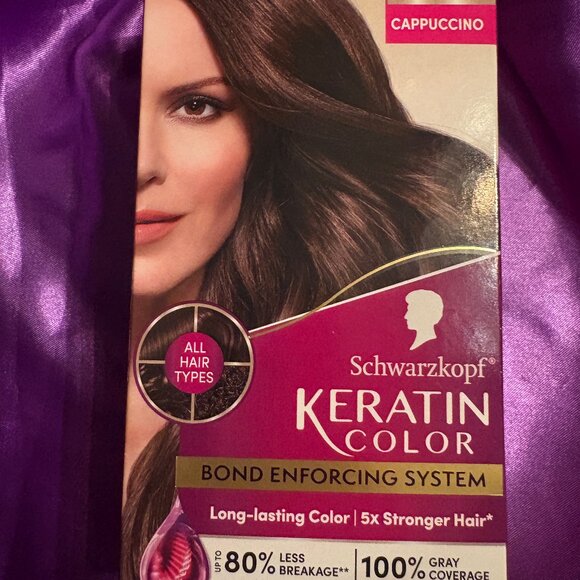 4 (FOUR) Schwarzkopf #4.0 CAPPUCCINO Hair Color Kits Permanent Keratin NEW - Picture 1 of 2